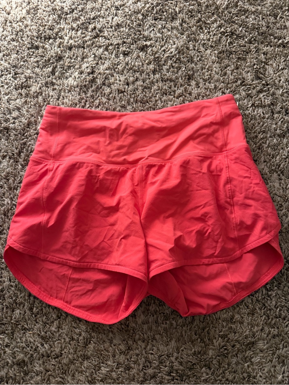 lululemon athletica Coral Athletic Layered Shorts